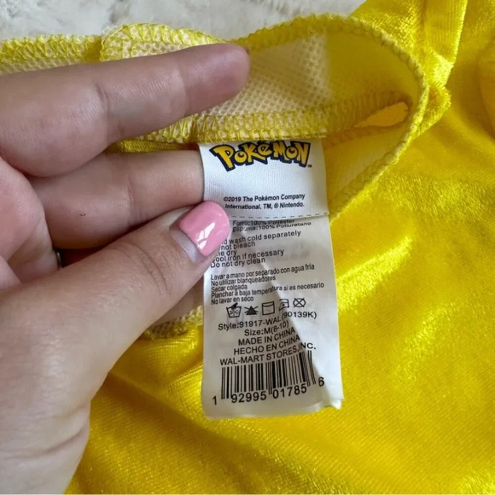 Pokemon | Girls Long Sleeve Pikachu Dress Costume | Size 8/10